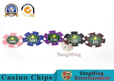 acheter Cas de luxe de Chip Set With Aluminum Alloy de tisonnier de coutume professionnelle du casino 760 fabrication en ligne