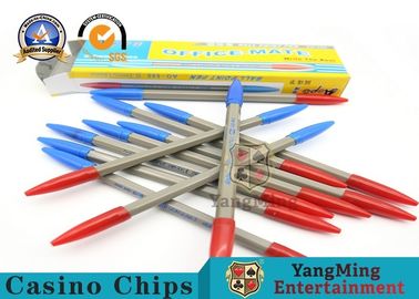 acheter Les systèmes de jeu en plastique et en bambou de baccara, couleur officielle de casino double dégrossit stylo de stylo à bille de rosée fabrication en ligne