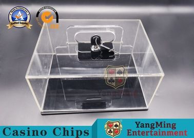 acheter Texas Hold ils 400 - yard Chip Lockable Cash Box Thickened mobile plein Chip Box Spot Club Dedicated transparent fabrication en ligne