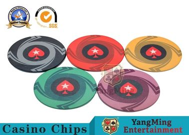 acheter Tisonnier vide en céramique en plastique rond Chips Sets, puce colorée de casino de Polyspectra fabrication en ligne