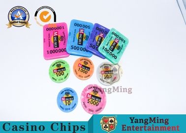 acheter Puces de jeu de l'ABS RFID, jetons de poker de nerf de boeuf de Monte Carlo avec le nombre de sécurité fabrication en ligne