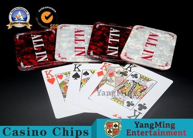 acheter Tous en Texas Poker Baccarat Blackjack Clay repassent la garde en laiton de Chips Dealer Button Poker Card de tisonnier d'ABS fabrication en ligne