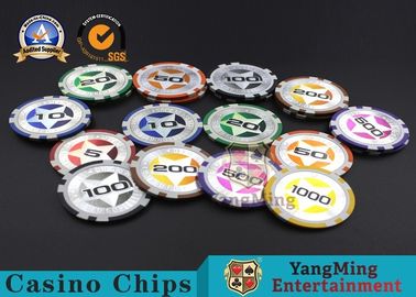 acheter Autocollant des puces 12g Clay Poker Chips With Ultimate du casino RFID d'ABS, diamètre de 40mm fabrication en ligne