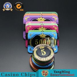 acheter Les jetons de poker adaptés aux besoins du client de casino/anti- contrefaisant autour du jeu ébrèche fabrication en ligne