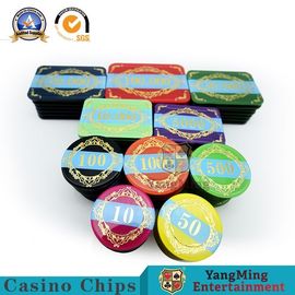 acheter Le casino durable du poids léger RFID ébrèche/la couleur de norme jetons de poker de rectangle fabrication en ligne