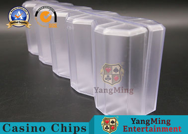 acheter Le casino RFID ébrèche le support d'affichage de jeu de 100 puces de PCS, plateau de jeton de poker de 40-45mm avec le couvercle YM-CT12 fabrication en ligne
