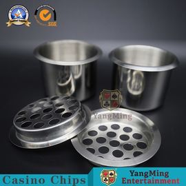 acheter accessoires Texas Hold de jeu du casino 70g ils ajourner la baisse d'acier inoxydable dans l'écran de cendrier pour des supports de boissons de Tableau de tisonnier fabrication en ligne