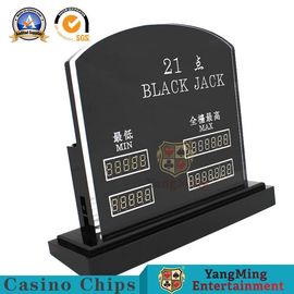 acheter signe de jeu de limite de Digital de limite de Tableau de taux maximum d'accessoires de Tableau du casino 795g de nerf de boeuf minimum de Niu Niu avec la lumière menée fabrication en ligne