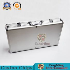 acheter La boîte vigoureuse de cadre d'alliage d'aluminium de puissance 600pcs Clay Poker Chips Set Case avec le jeu carde et découpe fabrication en ligne