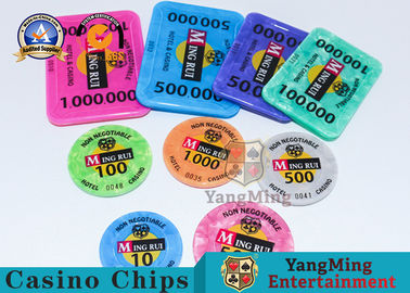 acheter RFID acrylique Chip Chips Baccarat Poker Table Games peut être adapté aux besoins du client fabrication en ligne