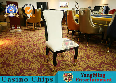 acheter Chaise en cuir tapissée par baccara de jeux de poker du Texas avec le logo fait sur commande fabrication en ligne