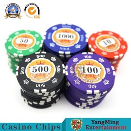 acheter circulaire de jeu de Chip Set With Sticker Numbers de tisonnier de noyau de fer 14g fabrication en ligne