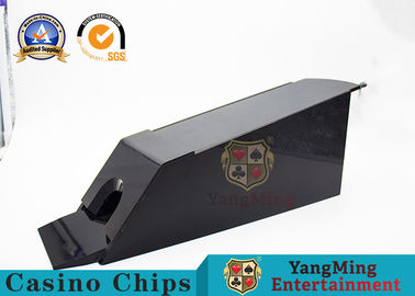 acheter Hotsale de jeu noircissent la carte professionnelle de support de tisonnier de casino acrylique de 1 - 8 plate-formes s'occupant la chaussure fabrication en ligne