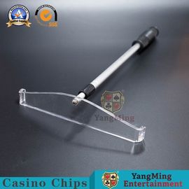 acheter Les produits de jeu de tisonnier escamotable de baccara de Chip Rake Poker Aluminum Alloy de roulette repassent des cartes Chips Code Receiver fabrication en ligne