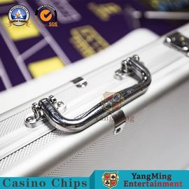 acheter 300-600 jeu de puces en aluminium de tisonnier de mode pour l'ensemble de jeu du casino 600pcs dans la caisse en aluminium de boîte fabrication en ligne