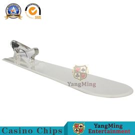 acheter Pelle en plastique de jeu à carte d'ABS de Texas Holdem Table Poker Accessories de baccara blanche et rouge avec la pelle fabrication en ligne