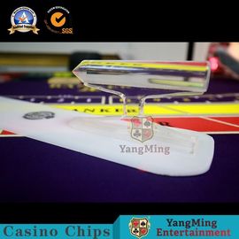 acheter Jeu en plastique blanc de club de Logo Cards Shovel Casino Vip - cartes de jeu spécifiques RFID Chip Handle Shovel fabrication en ligne