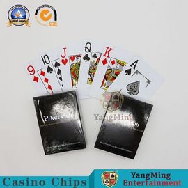 acheter Cartes de jeu de Tableau de Texas Poker Club Playing Cards/gros caractères en plastique imperméables fabrication en ligne