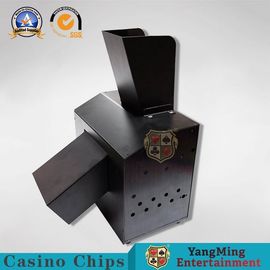 acheter Coupeur manuel automatique de cartes de jeu de hausse d'accessoires de jeu de casino en métal de défibreur en métal futé silencieux de noir fabrication en ligne