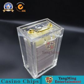 acheter Acrylique de transparent de catégorie industrielle de support de paquet de cartes de jeu de GV haut fabrication en ligne