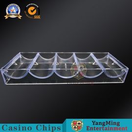 acheter Le couvercle durable de Chip Rack Holder Tray With de tisonnier ou sans couvercle peut mettre les puces rondes de jeu de 40mm fabrication en ligne
