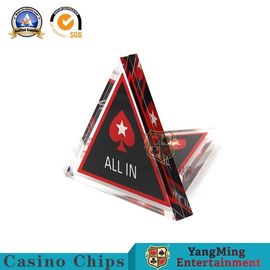 acheter bouton de marchand de pari de victoires de cristal de triangle de club du tisonnier VIP du Texas d'accessoires de jeu du casino 26g fabrication en ligne