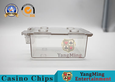 acheter Boîte faite sur commande de jeu de transporteur de carte de jeu de club de VIP/support en plastique acrylique d'écart fabrication en ligne