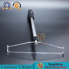 acheter Râteau de luxe de jetons de poker d'acier inoxydable en métal de roulette de Telesope d'accessoires de jeu de casino de divertissement fabrication en ligne