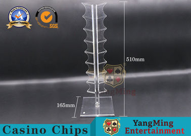 acheter caisse transparente acrylique des jetons de poker 16pcs fabrication en ligne