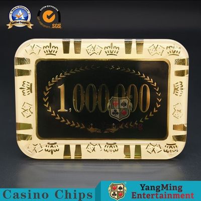 acheter Accessoires acryliques transparents de Crystal Casino Poker Chips Table fabrication en ligne