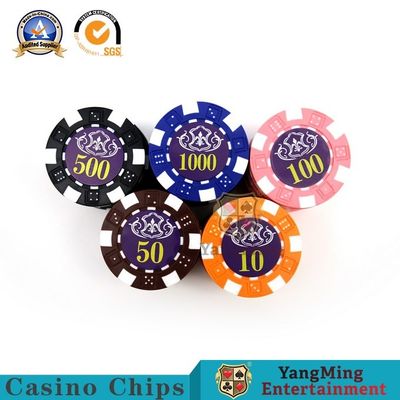 acheter 760 PCs Texas Hold ils ABS anticontrefaçon Clay Poker Fancy Chip Set de Chip Currency American de noyau de jeu ont prémonté la tache fabrication en ligne