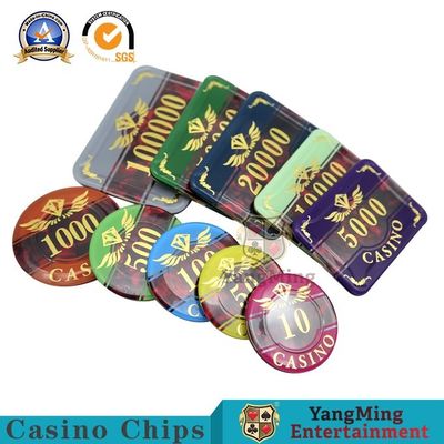 acheter Pièce de monnaie américaine Texas Hold de Clay Chip Set Iron Core Chip de 760 ABS de PCs ils jeu Chip Factory Spot anticontrefaçon spécial fabrication en ligne