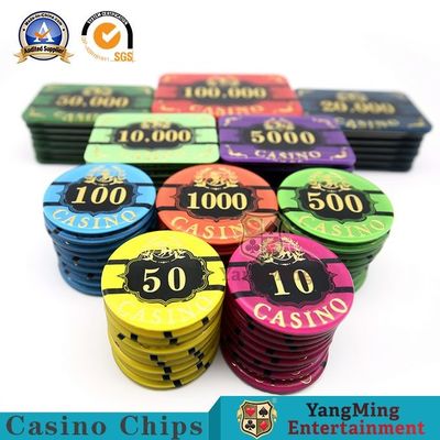 acheter 760 Chip Set Texas Black Jack bronzant la personnalisation de soutien de tache de Chip Two-Layer Acrylic Anti-Counterfeit Chip fabrication en ligne