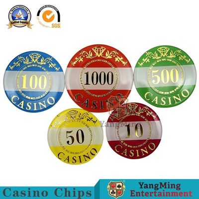 acheter 760Pcs Chip Set Texas Black Jack acrylique bronzant la personnalisation de soutien de tache de Chip Currency Anti-Counterfeit Plastic Chip fabrication en ligne