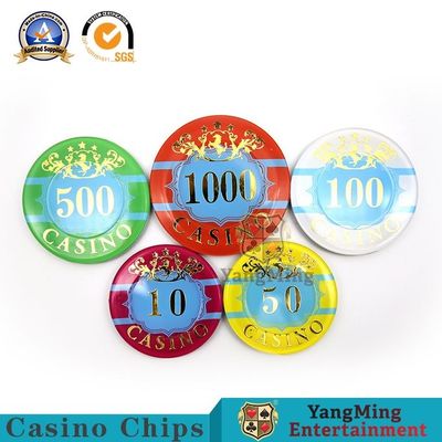 acheter Anti contrefaçon Texas Hold ils jeu de puces en plastique de estampillage chaud fabrication en ligne