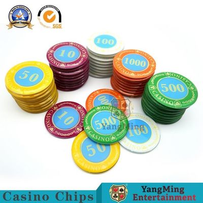 acheter Violette UV acrylique de Crystal Chips Set Poker Game Independent de 730 PCs fabrication en ligne