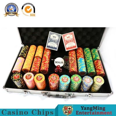 acheter 600 morceaux de 12g de fer de noyau d'ABS Texas Hold de Clay Poker Chip Set ils code d'autocollant de Digital fabrication en ligne