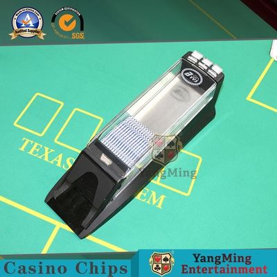 acheter Tout noir Laser Code à barres 8 Deck Poker Distributeur électronique pour les tournois internationaux standard Smart Shuffle chaussures fabrication en ligne