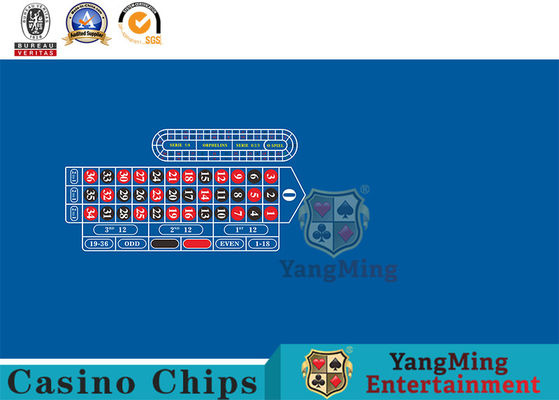 acheter Dispositions simple américaine de Bet Blue Standard Roulette Poker Chip Table Waterproof Tablecloth Entertainment de casino 0 petites fabrication en ligne