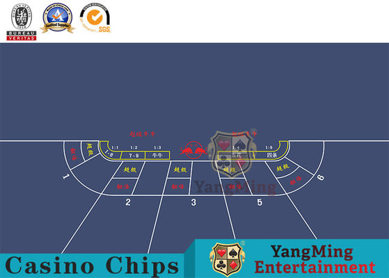 acheter Disposition superbe faite sur commande de Tableau de casino de jeu de carte de tisonnier de vache fabrication en ligne