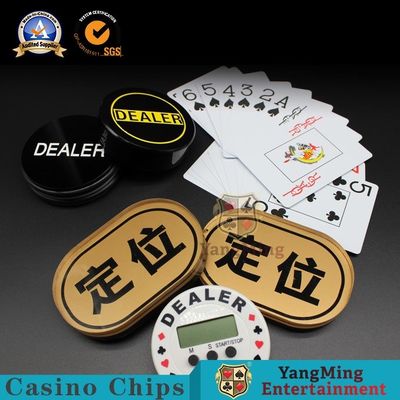 acheter Les accessoires acryliques de jeu de casino plaçant le double de plat ont dégrossi fabrication en ligne
