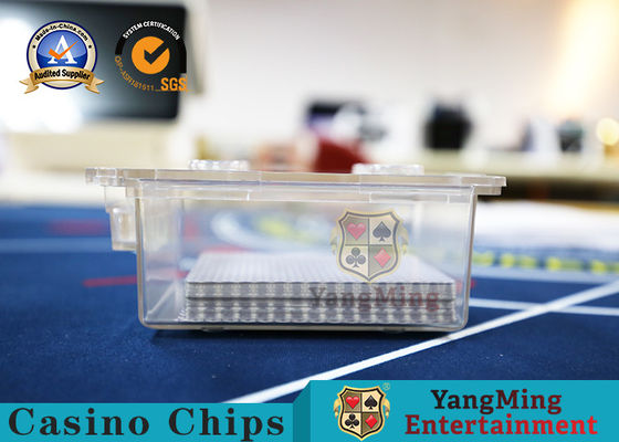 acheter Dessus acrylique épais entièrement transparent de Tableau de casino de boîte à cartes de tisonnier fabrication en ligne