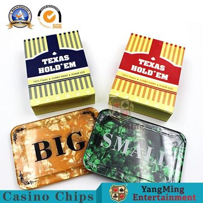 acheter Banquier carré adapté aux besoins du client Acrylic Blind Cards d'accessoires de jeu de casino fabrication en ligne