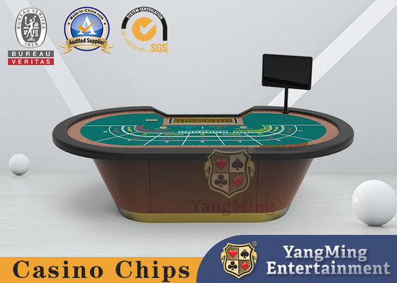 acheter Tableau de jeu de poker classique du baccara 8Person avec le panneau ignifuge de haute fibre fabrication en ligne