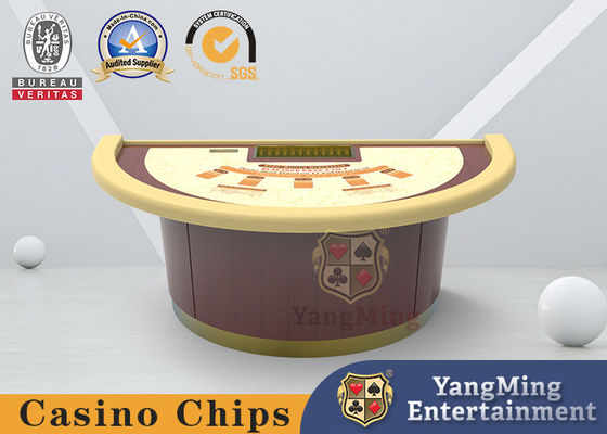 acheter Tableau d'échecs de jeu de poker de nerf de boeuf de conseil de forces de défense principale semi circulaire autour du pied fabrication en ligne