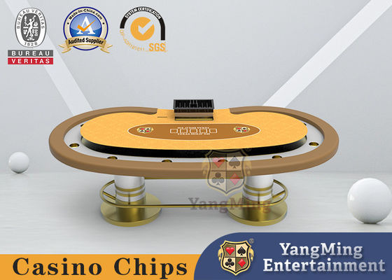acheter Acier inoxydable du tableau 304 d'échecs de jeu de Pea Shaped Texas Oval Casino fabrication en ligne