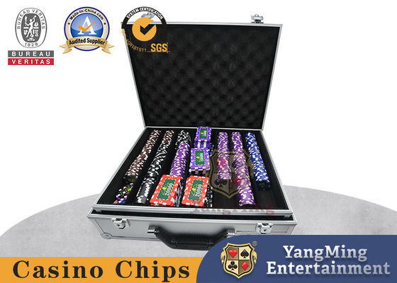 acheter Le rond 14g Clay Personalised Casino Poker Chip a placé avec le noyau en métal fabrication en ligne
