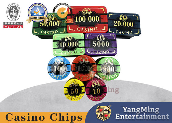 acheter tisonnier personnalisé acrylique Chip Set de casino de 45mm Texas Game Jackpot fabrication en ligne