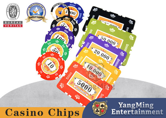acheter 46mm 760 morceaux de pièce de monnaie en plastique classique de Texas Holdem Poker Chips Set fabrication en ligne