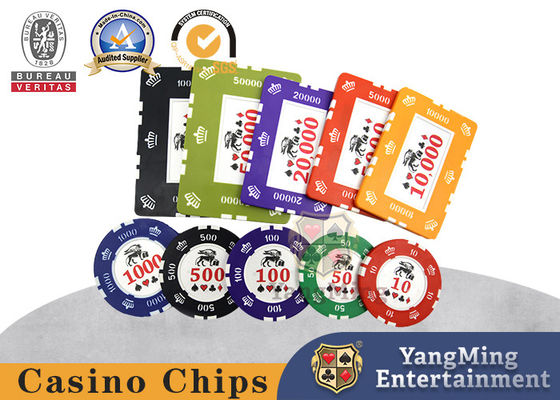 acheter Casino Clay Poker Table Chip Lightweight d'autocollants d'Ironcore fabrication en ligne